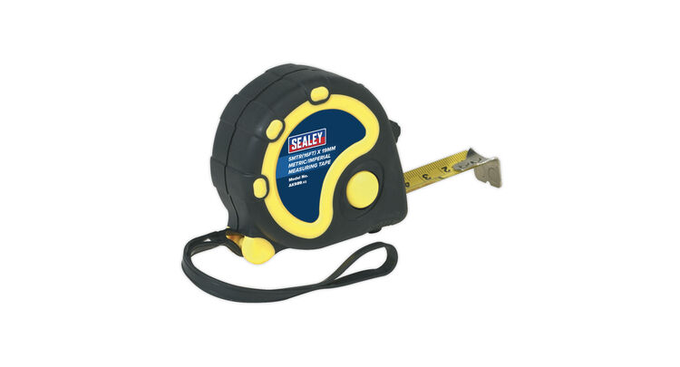 Sealey AK989 Rubber Measuring Tape 5m(16ft) x 19mm Metric/Imperial