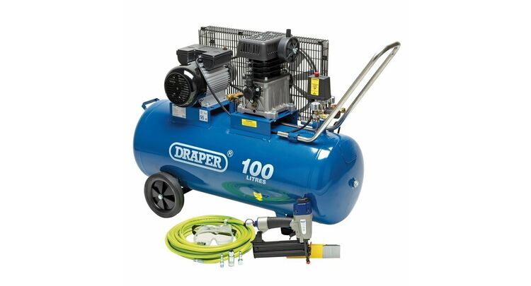 Draper 24037 Air Compressor & Nailer Kit