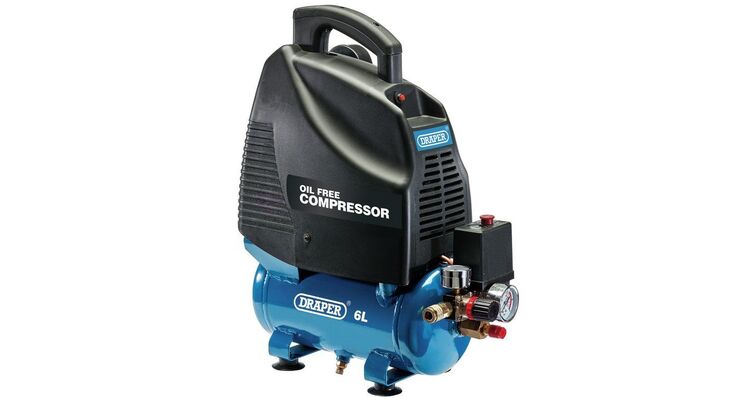 Draper 24974 6L Oil-Free Air Compressor (1.1kW)