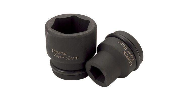 Draper 28660 19mm 3/4" Sq. Dr. Hi-Torq&#174; 6 Point Impact Socket
