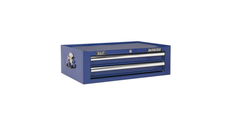 Sealey AP26029TC Mid-Box 2 Drawer with Ball Bearing Slides - Blue