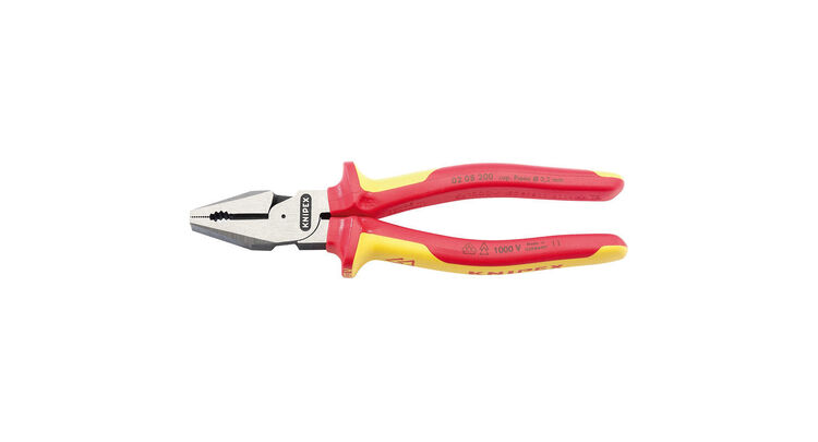 Draper 31861 Knipex 02 08 200UKSBE VDE Fully Insulated High Leverage Combination Pliers (200mm)