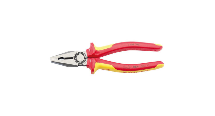 Draper 31920 Knipex 03 08 200UKSBE VDE Fully Insulated Combination Pliers (200mm)