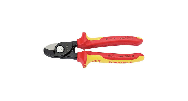 Draper 32014 Knipex 95 18 165UKSBE VDE Fully Insulated Cable Shears (165mm)