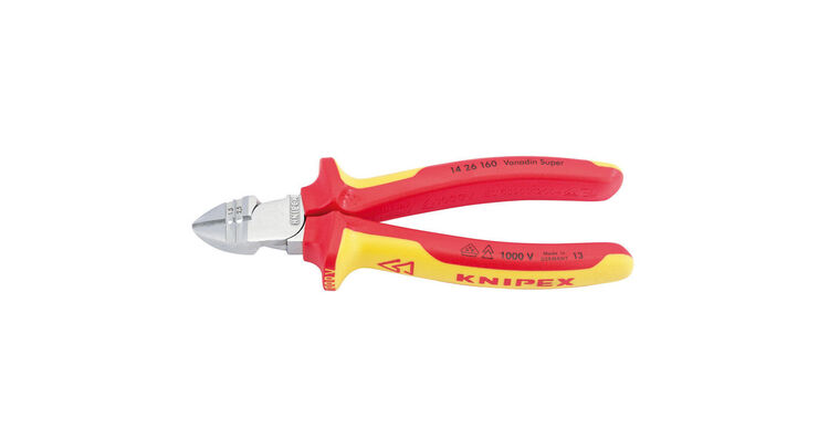 Draper 34055 Knipex 14 26 160SB VDE Fully Insulated Diagonal Wire Strippers and Cutters