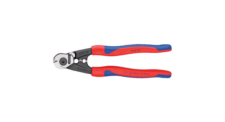 Draper 36142 Knipex 95 62 190 190mm Forged Wire Rope Cutters with Heavy Duty Handles