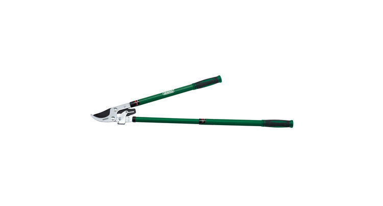 Draper 36833 Telescopic Ratchet Action Bypass Loppers with Steel Handles