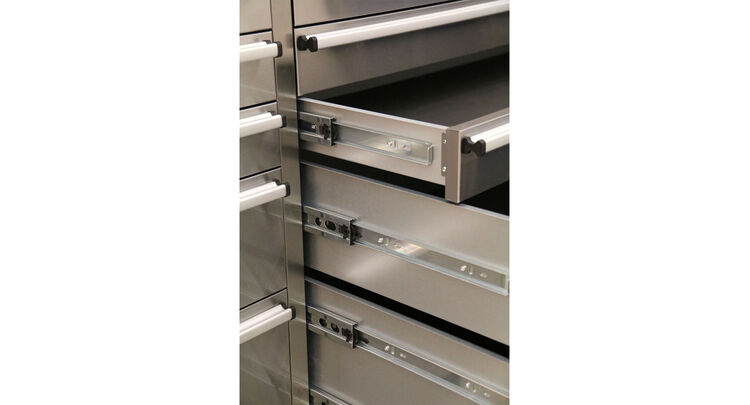 Sealey AP7210SS Mobile Stainless Steel Tool Cabinet 10 Drawer & Cupboard