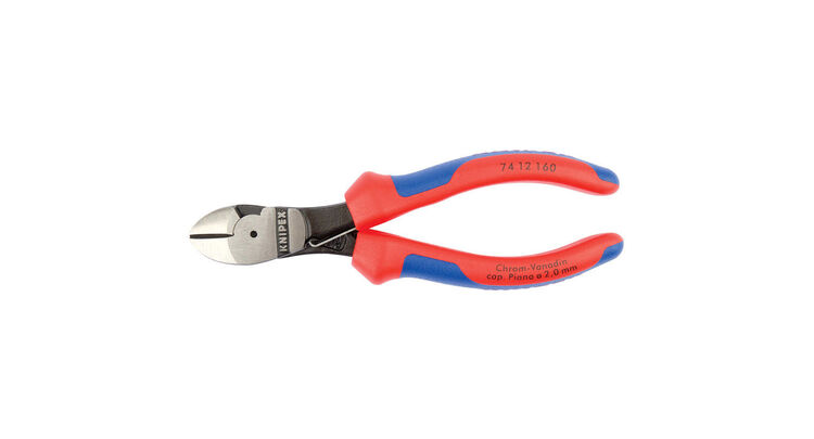 Draper 44268 Knipex 74 12 160 160mm High Leverage Diagonal Side Cutters with Return Spring