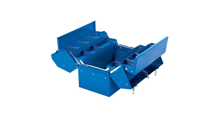 Draper 48566 460mm Barn Type Tool Box with 4 Cantilever Trays