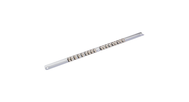 Draper 50548 1/4" Sq. Dr. Retaining Bar with 18 Clips (400mm)