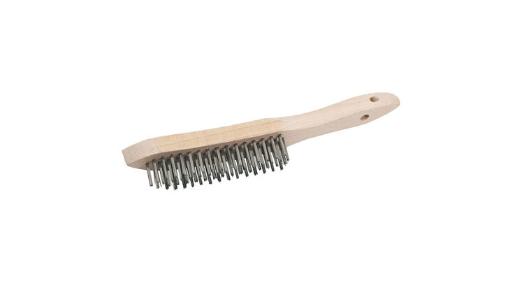 Draper 50931 Stainless Steel 4 Row Wire Scratch Brush (310mm)