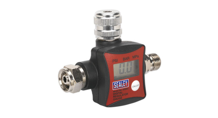 Sealey ARD01 On-Gun Air Pressure Regulator/Gauge Digital