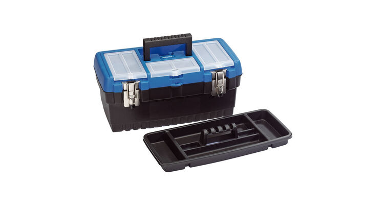 Draper 53878 413mmTool Organiser Box with Tote Tray