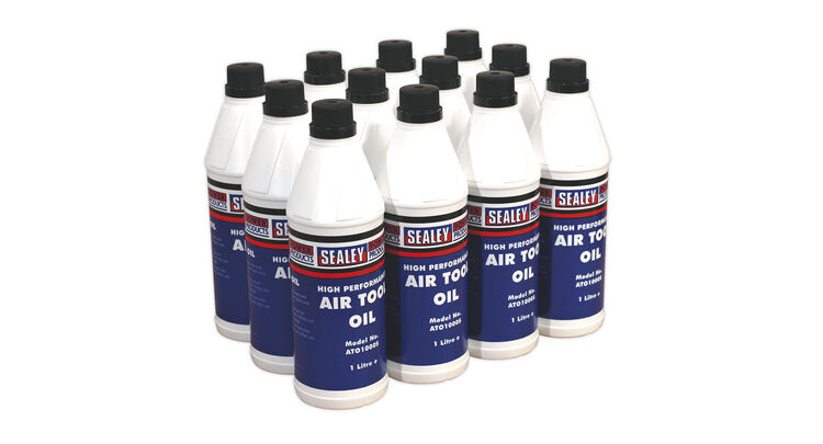 Sealey ATO/1000 Air Tool Oil 1ltr Pack of 12