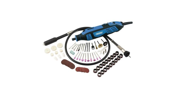 Draper 58300 180W Rotary Multi Tool Kit (111 Piece)