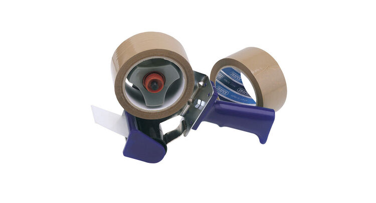 Draper 63390 Hand-Held Packing (Security) Tape Dispenser Kit with Two Reels of Tape