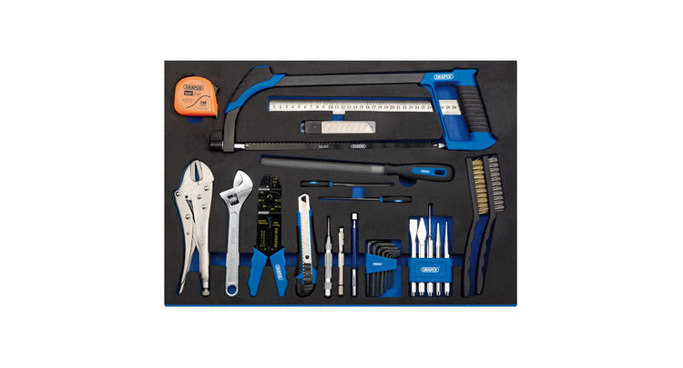 Draper 63547 Tool Kit in Full Plus Drawer EVA Insert Tray (36 Piece)