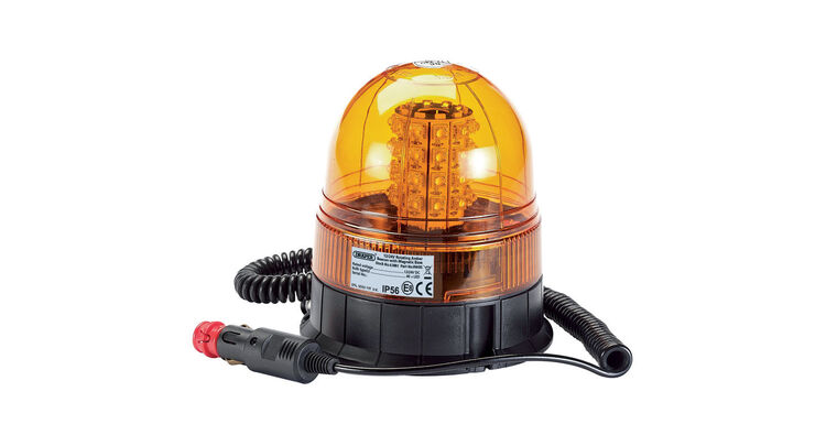 Draper 63881 12/24V Magnetic Base LED Beacon
