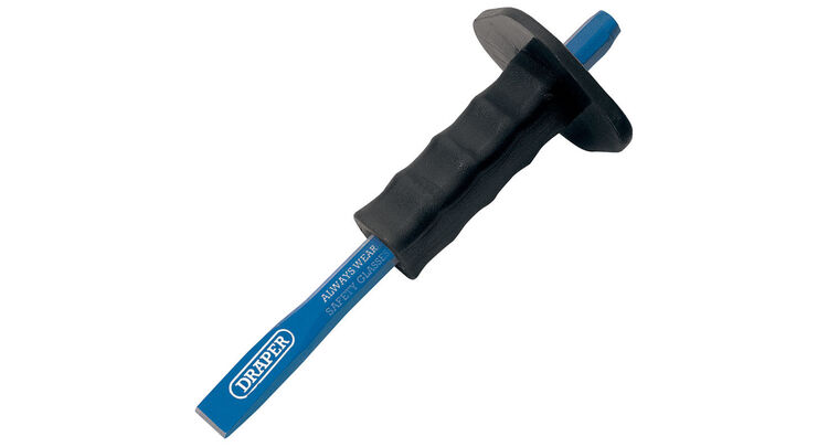 Draper 64681 Octagonal Shank Cold Chisel with Hand Guard (19 x 250mm)