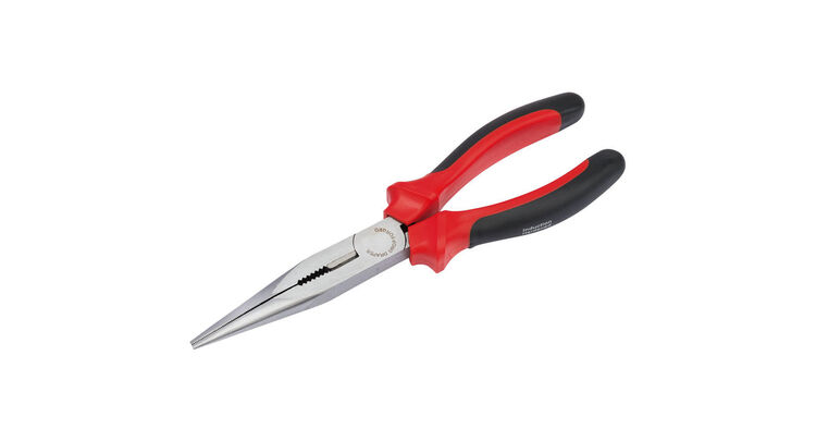 Draper 68300 200mm Heavy Duty Long Nose Pliers with Soft Grip Handles