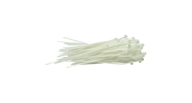 Draper 70390 White Cable Ties (100 pieces)