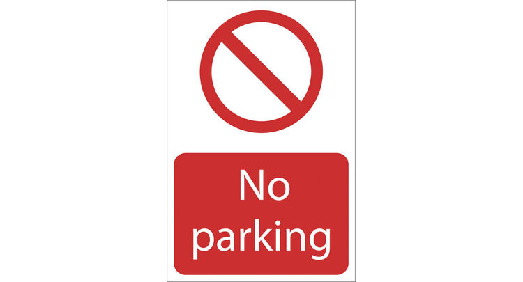Draper 72198 No Parking' Prohibition Sign
