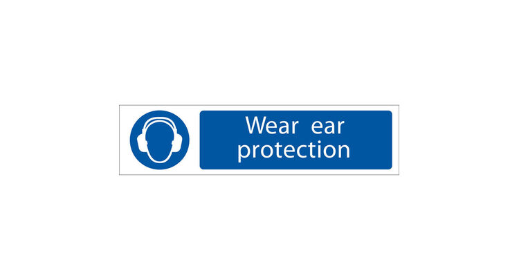 Draper 73158 Ear Protection' Mandatory Sign