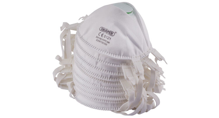 Draper 82569 FFP3 NR Moulded Dust Mask (pack of ten)