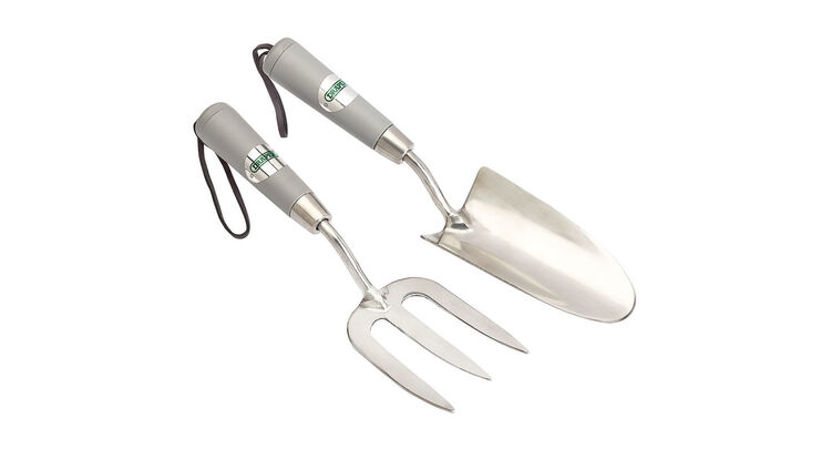Draper 83773 Stainless Steel Hand Fork and Trowel Set (2 Piece)