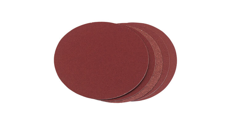 Draper 83860 Five Assorted Grit Aluminium Oxide Sanding Discs (150mm)
