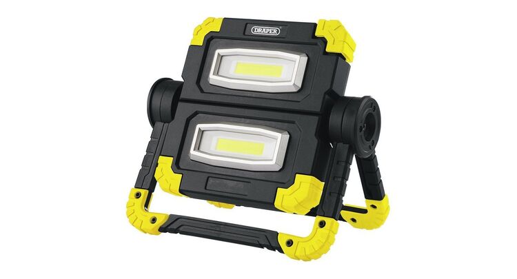 Draper 87696 10W COB Rechargeable Twin Worklight