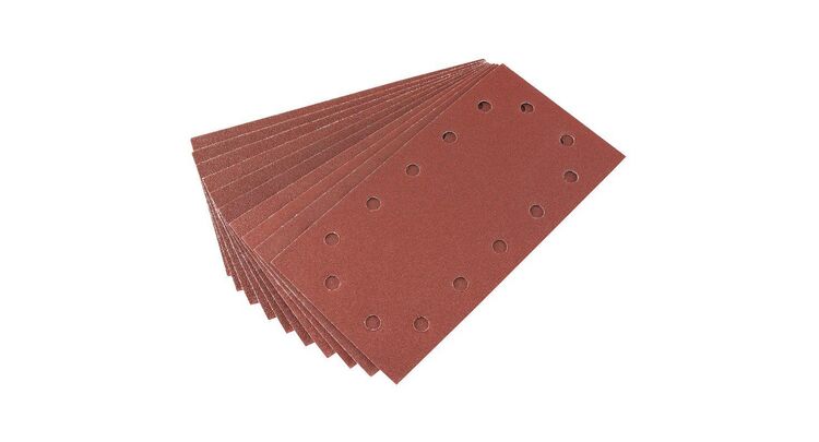 Draper 92296 Assorted Pack of Aluminium Oxide Sanding Sheets (115 x 227mm)