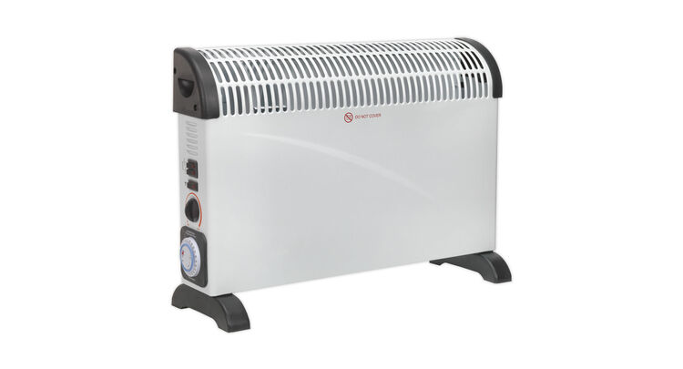 Sealey CD2005TT Convector Heater 2000W/230V with Turbo, Timer & Thermostat