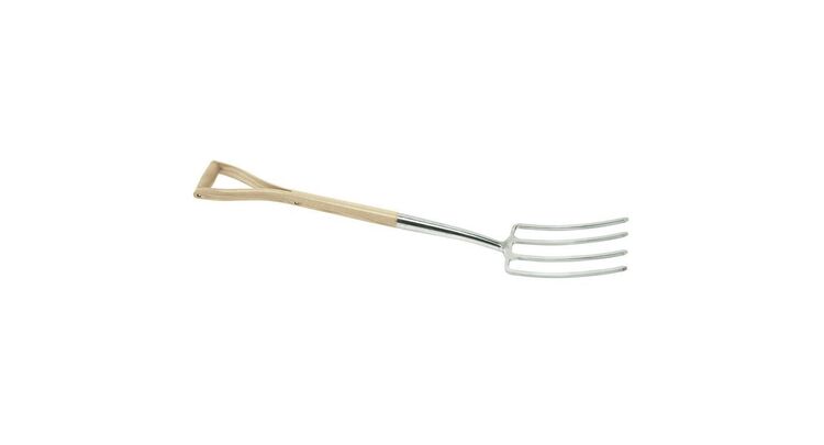 Draper 99013 Stainless Steel Digging Fork with Ash Handle