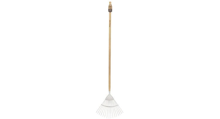 Draper 99020 Stainless Steel Lawn Rake with Ash Handle