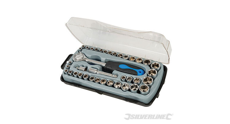 Silverline 39Pce Socket Set 633754