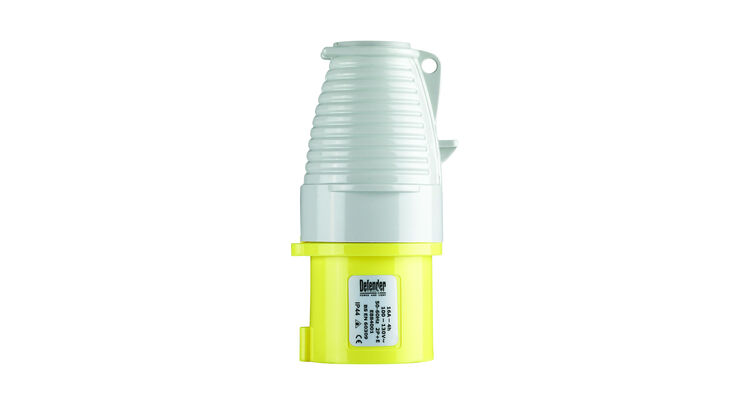 Defender 16A Plug - Yellow 110V E884001