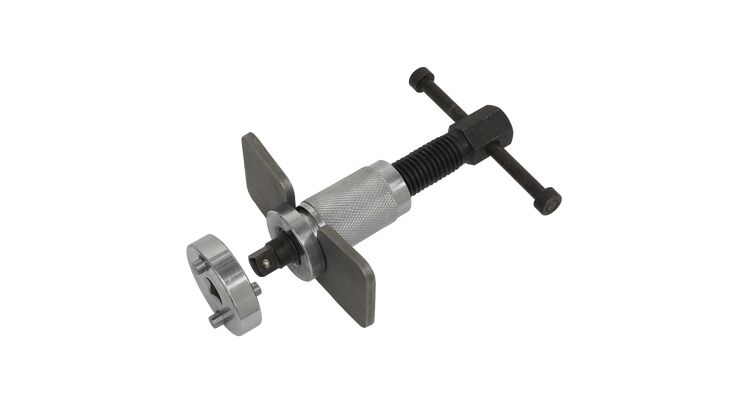 Sealey VS0247 Brake Piston Wind-Back Tool with Double Adaptor Left-Handed