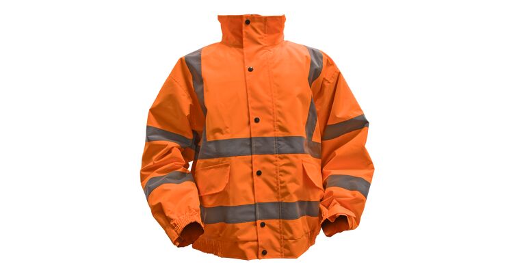 Sealey Hi-Vis Orange Jacket with Quilted Lining & Elasticated Waist