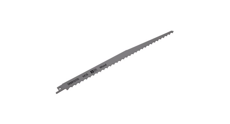 Sealey SRBR1217K Reciprocating Saw Blade Pruning & Coarse Wood 300mm 3tpi - Pack of 5