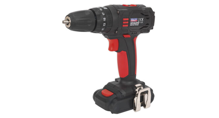 Sealey CP18VLD Cordless Hammer Drill/Driver 10mm 18V 1.5Ah Lithium-ion 2-Speed - Fast Charger