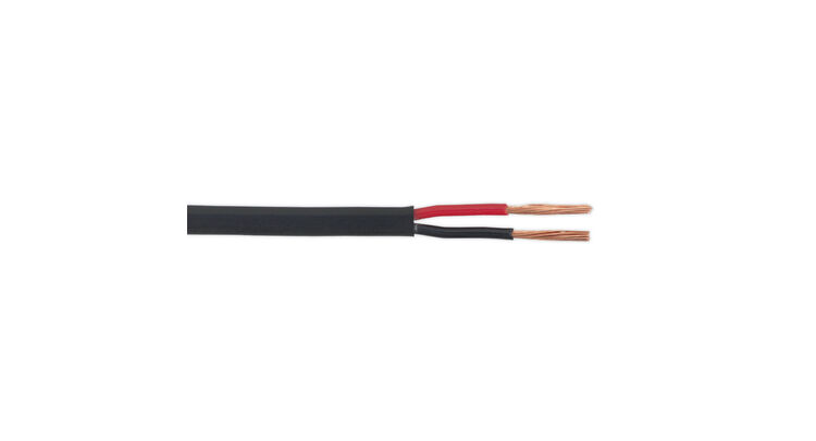 Sealey AC3220TWTN Automotive Cable Thin Wall Flat Twin 2 x 1mm² 32/0.20mm 30m Black