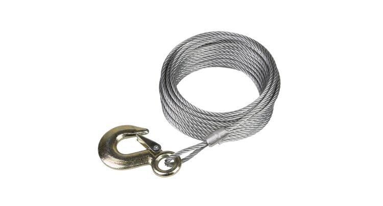 Sealey GWEC12 Winch Cable 540kg 10m
