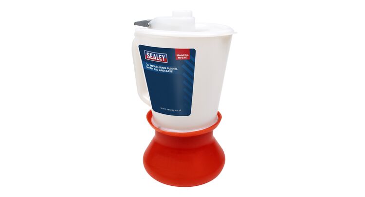 Sealey MF2/BC Measuring Funnel with Lid and Base 2L