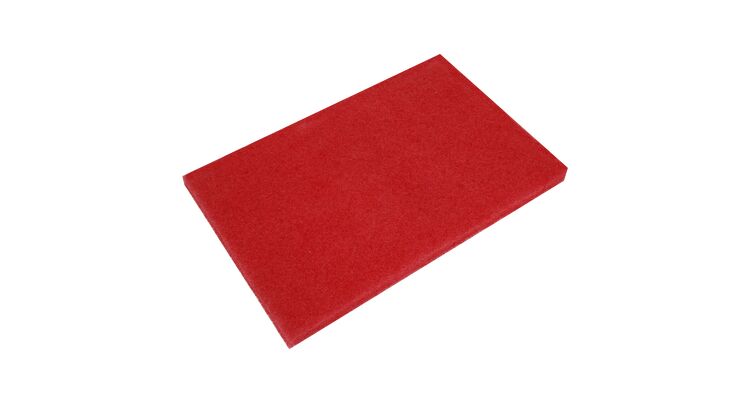 Sealey RBP1218 Red Buffing Pads 12 x 18 x 1" - Pack of 5
