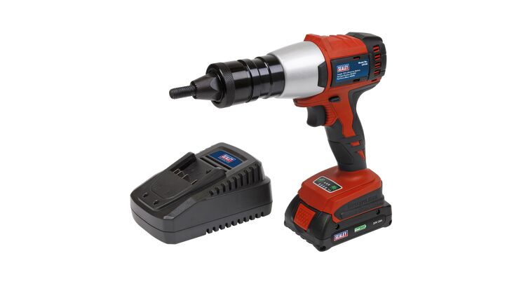 Sealey CP316 Cordless Nut Riveter 20V 2Ah Lithium-ion