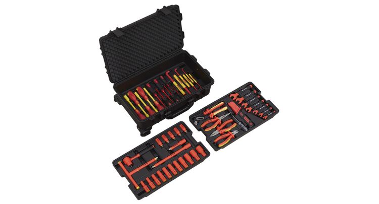 Sealey AK7938 1000V Insulated Tool Kit 3/8"Sq Drive 50pc