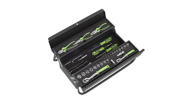 Sealey S01215 Cantilever Toolbox with Tool Kit 70pc