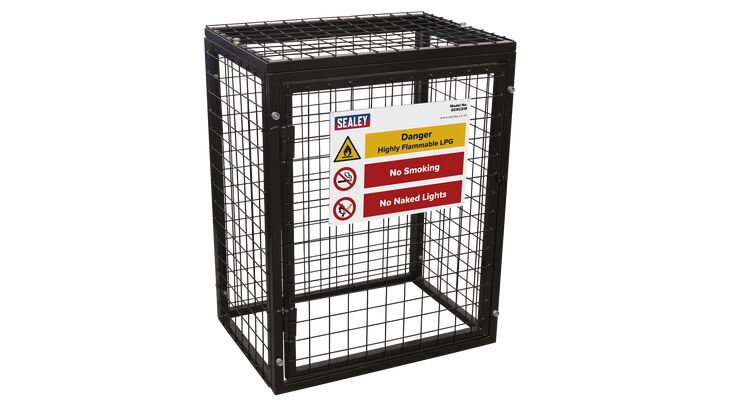 Sealey GCSC219 Safety Cage - 2 x 19kg Gas Cylinders